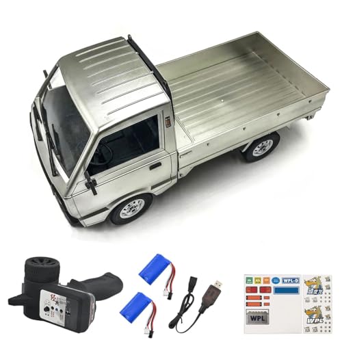 ExploTex WPL D12 1/10 2.4Ghz RC Frachtwagen,Die Mitgelieferte Doppelbatterie Sorgt für Längeren Spielspaß, Fans von Ferngesteuerten Autos ExploTex WPL D12 1/10 2.4Ghz RC Frachtwagen,Die Mitgelieferte Doppelbatterie Sorgt für Längeren Spielspaß, Fans von Ferngesteuerten Autos von ExploTex