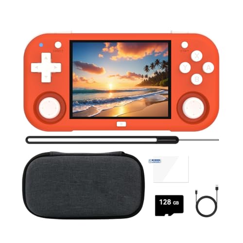 ExploTex XU MINI M Retro-Handheld Spielkonsole, 2,8-Zoll IPS Vollbildbildschirm Retro-Handspielkonsole mit Aufbewahrungstasche von ExploTex