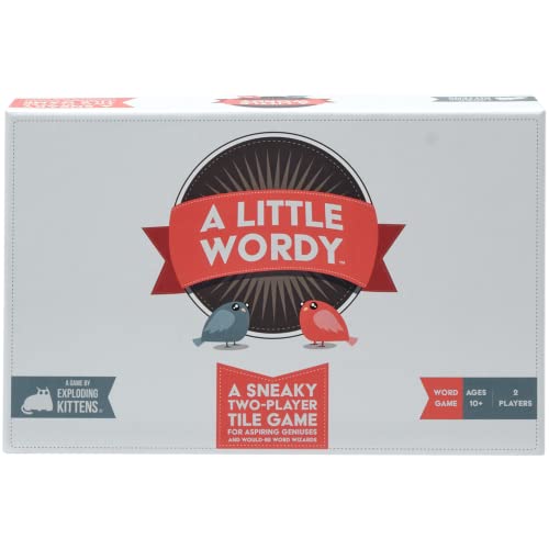 Exploding Kittens LLC A Little Wordy by Exploding Kittens - Card Games for Adults Teens & Kids - Fun Family Games - A Russian Roulette Card Game von Exploding Kittens