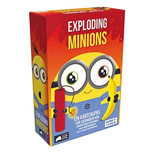 Exploding Kittens | Exploding Minions | Partyspiel | Kartenspiel | 2-5 Spieler | Ab 7+ Jahren | 15+ Minuten | Deutsch Exploding Kittens | Exploding Minions | Partyspiel | Kartenspiel | 2-5 Spieler | Ab 7+ Jahren | 15+ Minuten | Deutsch von Exploding Kittens