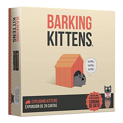 Barking Kittens - Brettspiel in Spanisch, 7+ Jahre von Exploding Kittens
