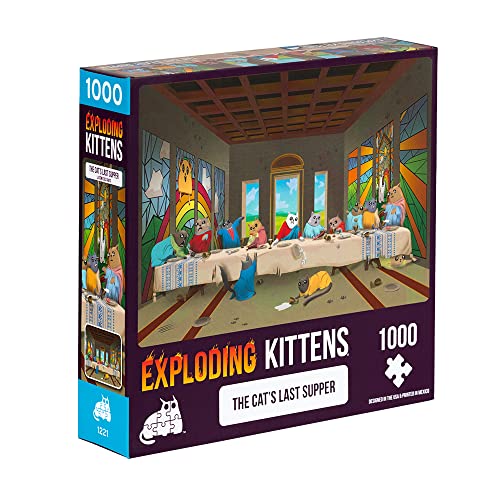 Cat's Last Supper (1000) von Exploding Kittens