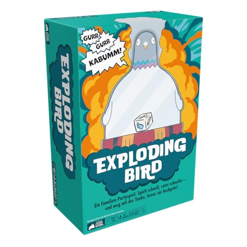 Exploding Kittens, Exploding Bird, Partyspiel, 3+ Spieler, ab 7+ Jahren, 10 Minuten, Deutsch von Exploding Kittens