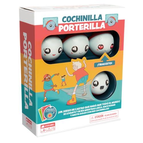 Exploding Kittens Cochinilla Porterilla, EIN Kartenspiel, das jeden aufstehen und lachen lässt, ab 4 Jahren, von 2 bis 6 Spielern, Spanisch von Exploding Kittens