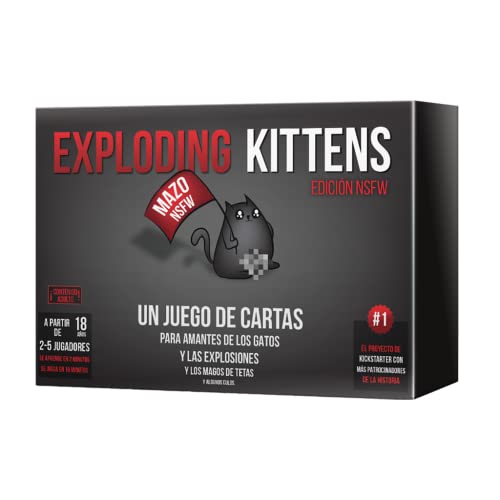 Exploding Kittens EKIEK02ES - NSFW - Spanisches Kartenspiel, ab 18 Jahren. von Exploding Kittens