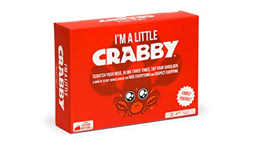 Exploding Kittens I'm A Little Crabby 4–10 Spieler – ab 7 Jahren – 15 Minuten zum Spielen – Sneaky Matching-Kartenspiel – Partyspiel, ideal für Familienabend, Kinder und Erwachsene von Exploding Kittens