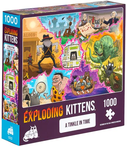 Exploding Kittens Jigsaw Puzzles for Adults - Tinkle in Time - 1000 Piece Jigsaw Puzzles for Family Fun & Game Night von Exploding Kittens