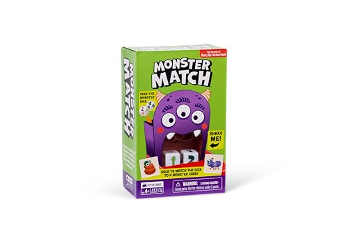 Exploding Kittens Monster Match – Matching Dice Game for Kids Ages 4+– 2-6 Players – Fun Family Game Night-Creative Kids Game von Exploding Kittens