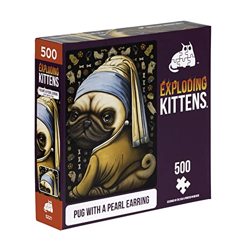 Exploding Kittens PPUG-500-6 Dog Puzzle, Multi von Exploding Kittens