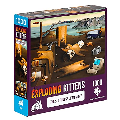 Exploding Kittens PSLOTH-1K-6 Cat Puzzle, Multi von Exploding Kittens