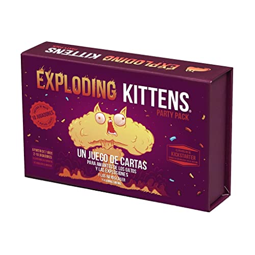 Exploding Kittens Party Pack | Kartenspiel für Katzenliebhaber und Explosionen, ab 7 Jahren, 2 bis 10 Spieler, 15 Minuten pro Spiel, Spanisch Exploding Kittens Party Pack | Kartenspiel für Katzenliebhaber und Explosionen, ab 7 Jahren, 2 bis 10 Spieler, 15 Minuten pro Spiel, Spanisch von Exploding Kittens