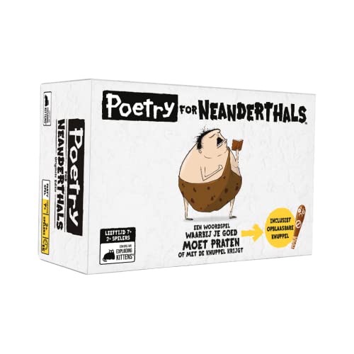 Exploding Kittens Poetry for Neandertals - Kartenspiel - Niederländische Sprache von Exploding Kittens