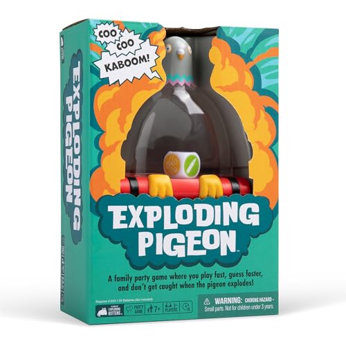 Exploding Kittens Presents Exploding Pigeon – Hilarious Fast-Paced Party Game for Families, Kids, Teens & Adults – Ages 7+ – 3+ Players – Perfect for Game Night Exploding Kittens Presents Exploding Pigeon – Hilarious Fast-Paced Party Game for Families, Kids, Teens & Adults – Ages 7+ – 3+ Players – Perfect for Game Night von Exploding Kittens