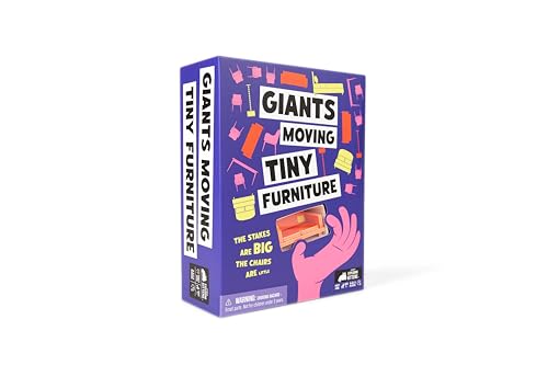 Exploding Kittens Presents: Giants Moving Tiny Furniture - The High Stakes Party Game for Teams - Family Game - 3-8 Players Ages 7+ - Great for Adults, Teens, Kids von Exploding Kittens
