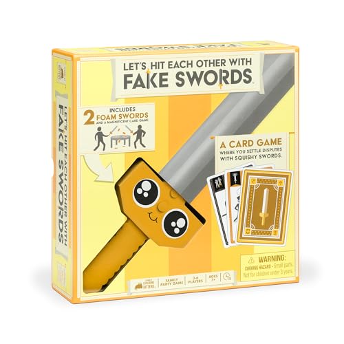 Let’s Hit Each Other with Fake Swords by Exploding Kittens - 3-6 Players - Ages 7+ - 15 Minutes to Play - A Sword Fighting Card Game - Party Game for Kids & Family Night von Exploding Kittens