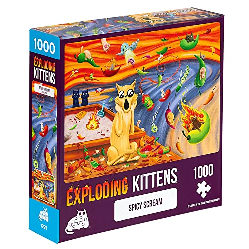 Exploding Kittens Spicy Scream (1000) von Exploding Kittens