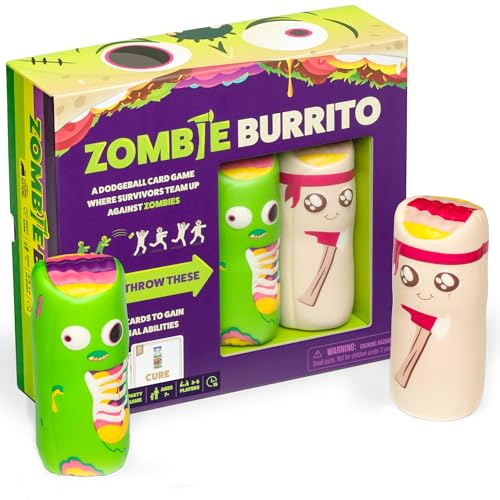 Exploding Kittens Zombie Burrito by Epic Card & Board Game Battle for Survivors vs Zombies - Fast-Paced, Dodgeball Party Game for Adults, Teens, Kids Ages 7+ - 2-6 Players von Exploding Kittens