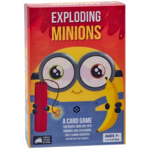 Exploding Kittens Exploding Minions by Exploding Kittens - Card Games for Adults Teens & Kids - Fun Family Games - A Russian Roulette Card Game Exploding Kittens Exploding Minions by Exploding Kittens - Card Games for Adults Teens & Kids - Fun Family Games - A Russian Roulette Card Game von Exploding Kittens
