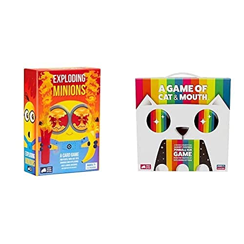 Exploding Kittens Value Bundle by Exploding Minions and A Game of Cat and Mouth - Card Games for Adults Teens & Kids - Fun Family Games von Exploding Kittens