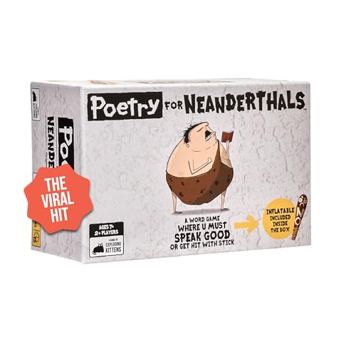 Exploding Kittens Poetry for Neanderthals by Exploding Kittens - Card Games for Adults Teens & Kids - Fun Family Games von Exploding Kittens