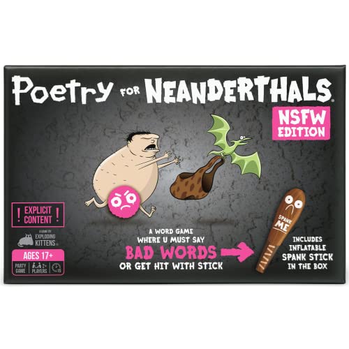 Exploding Kittens Poetry for Neanderthals NSFW Edition by Card Games for Adults & Teens- Fun Party Games von Exploding Kittens