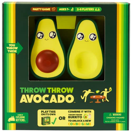 Exploding Kittens Throw Throw Avocado - Card Games for Adults Teens & Kids - Fun Family Games - A Dodgeball Card Game Exploding Kittens Throw Throw Avocado - Card Games for Adults Teens & Kids - Fun Family Games - A Dodgeball Card Game von Exploding Kittens