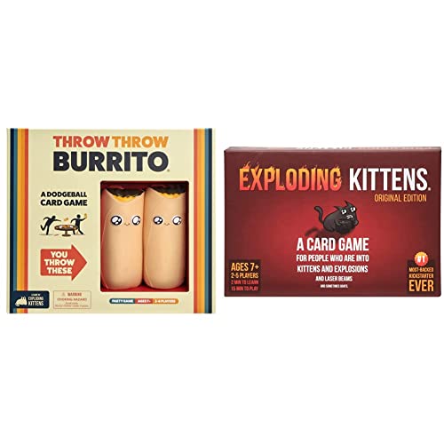 Exploding Kittens Throw Throw Burrito by Card Games for Adults Teens & Kids - A Dodgeball Card Game & Original Edition by Card Games for Adults Teens & Kids von Exploding Kittens