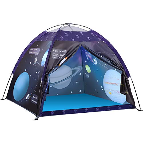 Exqline Kinderzelt, Universum Galaxis Spielzelt für Jungen Mädchen, Pop-up Kinder Zelt Faltbare mit Tragbarer Tasche, für Drinnen Außen Kinderzimmer Kindergarten, Geschenk für Kinder, Sonnensystem Exqline Kinderzelt, Universum Galaxis Spielzelt für Jungen Mädchen, Pop-up Kinder Zelt Faltbare mit Tragbarer Tasche, für Drinnen Außen Kinderzimmer Kindergarten, Geschenk für Kinder, Sonnensystem von Exqline