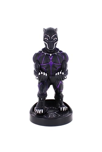 Cableguys Marvel Black Panther Gaming-Figur — Zubehör für Controller oder Smartphone-Halter — USB-Kabel im Lieferumfang enthalten — 20 cm von Cableguys