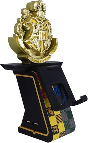 Exquisite Gaming Cable Guys LED Ikons: Harry Potter Hogwarts Wappen - Phone & Controller Holder - Light Up Gaming Controller Handy Gerät Halter Inklusive 4' Ladekabel von Exquisite Gaming