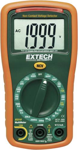 Extech EX310 Hand-Multimeter digital CAT III 600V Anzeige (Counts): 2000 von Extech