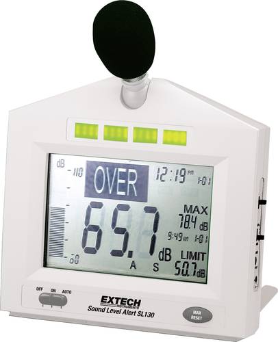 Extech Schallpegel-Messgerät SL130W 30 - 130 dB 31.5Hz - 8000Hz von Extech