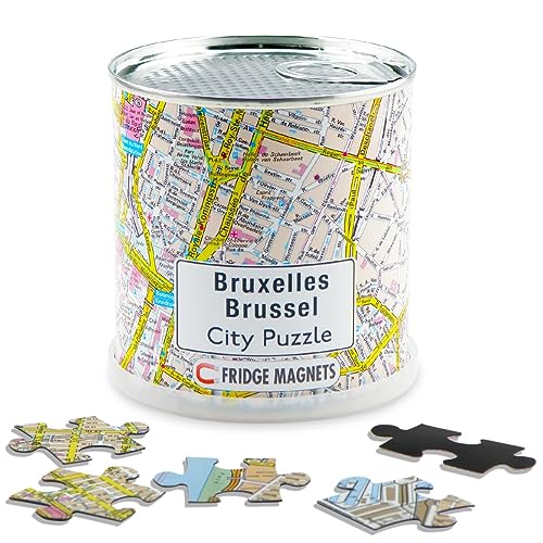 Brüssel City Puzzle Magnets 100 Teile, 26 x 35 cm von Extra Goods