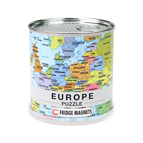 Extragoods City Puzzle Magnets - Europe/Europa von Extragoods