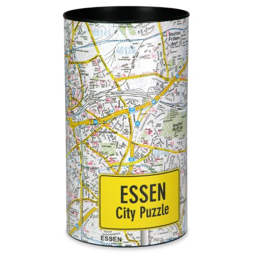 Extragoods City Puzzle - Essen Premium Puzzle Erwachsenenpuzzle Spiele Puzzle Städtepuzzle von Extragoods