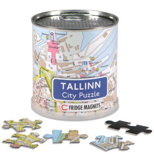Extragoods City Puzzle Magnets - Tallinn von Extragoods