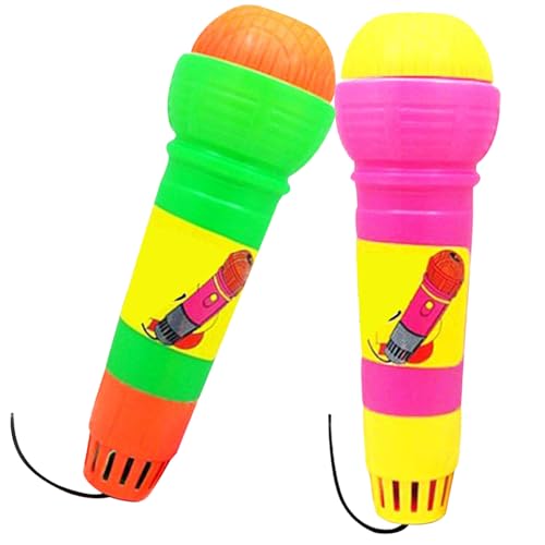 Eyccier Lustige Echo -Mikrofone Kinder tun Spielzeug Plastik Echo Mikrofon Practical Mic Mic Toy für Geburtstagsabschlüsse zufällige Farbe 2pcs. Eyccier Lustige Echo -Mikrofone Kinder tun Spielzeug Plastik Echo Mikrofon Practical Mic Mic Toy für Geburtstagsabschlüsse zufällige Farbe 2pcs. von Eyccier