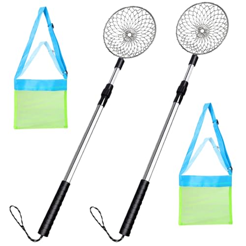 Eyccier Strandbekämpfungswerkzeuge mit Mesh Beach Bag 4PCS/Set Edelstahlsandsifter mit feinem Netz Teleskop tragbarer Handheld zum Sammeln von Muscheln ... Eyccier Strandbekämpfungswerkzeuge mit Mesh Beach Bag 4PCS/Set Edelstahlsandsifter mit feinem Netz Teleskop tragbarer Handheld zum Sammeln von Muscheln ... von Eyccier