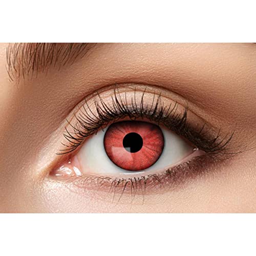 Eyecatcher m19 - Kontaktlinsen Motivlinse Electro Red von Eyecatcher