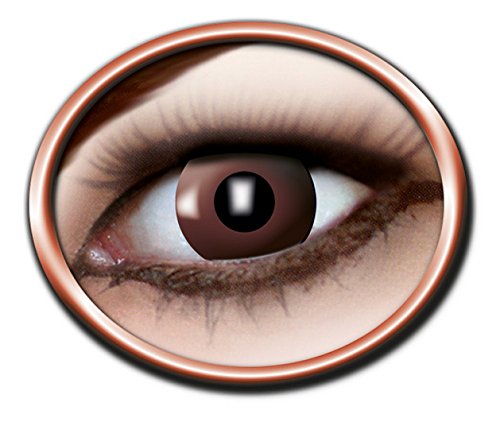 Eyecatcher Color Fun - Farbige Kontaktlinsen - Brown - braune Linse - 1 Paar - Ideal für Karneval, Fasching, Halloween & Party von Eyecatcher