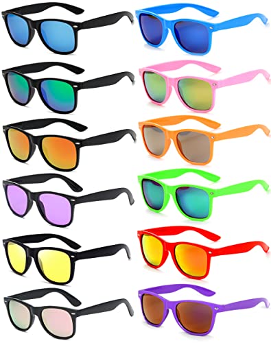 Eyegla 12 Stücke Bunte Neon Party Sonnenbrillen Set Vintage Coole Lustige Party Brillen Für Damen Herren Eyegla 12 Stücke Bunte Neon Party Sonnenbrillen Set Vintage Coole Lustige Party Brillen Für Damen Herren von Eyegla