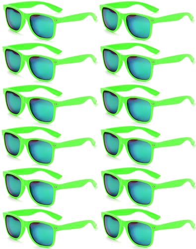Eyegla 12 Stücke Bunte Neon Party Sonnenbrillen Set Vintage Coole Lustige Party Brillen Für Damen Herren Eyegla 12 Stücke Bunte Neon Party Sonnenbrillen Set Vintage Coole Lustige Party Brillen Für Damen Herren von Eyegla