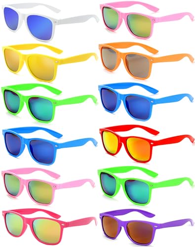 Eyegla 12 Stücke Bunte Neon Party Sonnenbrillen Set Vintage Coole Lustige Party Brillen Für Damen Herren Eyegla 12 Stücke Bunte Neon Party Sonnenbrillen Set Vintage Coole Lustige Party Brillen Für Damen Herren von Eyegla