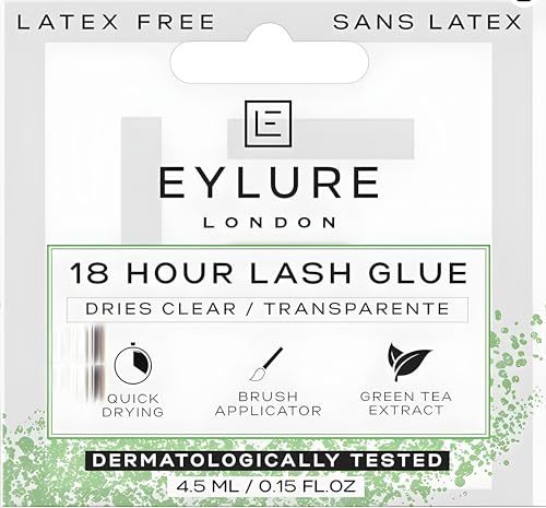 Eylure Wimpernkleberpinsel, 18H, latexfrei, transparent Eylure Wimpernkleberpinsel, 18H, latexfrei, transparent von Eylure
