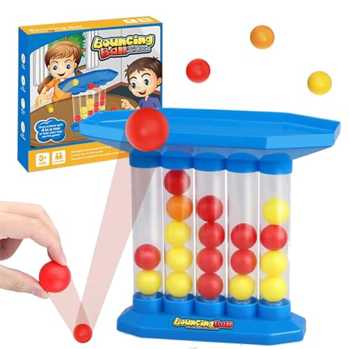 Eymobad Bouncing Ball Tischspiel, Vier Gewinnt Spiel Hüpfball, 2024 Neues Bounce Off Game,Jumping Ball Tabletop Ping Pong Spielballspiel, 4 Shots Desktop Bouncing Toy für Kinder Familie und Party Eymobad Bouncing Ball Tischspiel, Vier Gewinnt Spiel Hüpfball, 2024 Neues Bounce Off Game,Jumping Ball Tabletop Ping Pong Spielballspiel, 4 Shots Desktop Bouncing Toy für Kinder Familie und Party von Eymobad