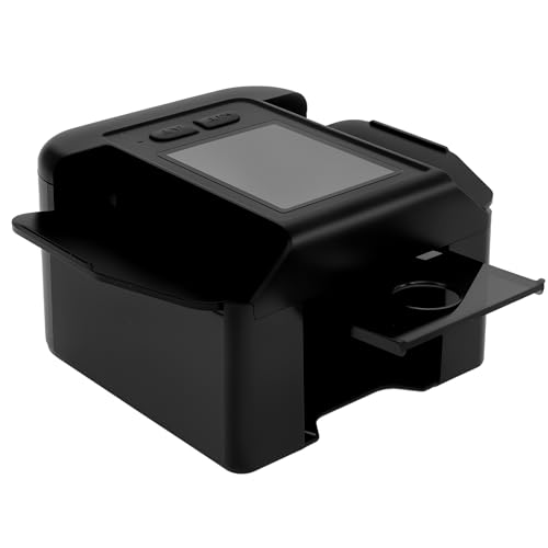 Eyoulife Automatischer Kartenmischer mit 2000mah Wiederaufladbarer Eingebauter Batterie, Kartenmischmaschine Tragbar Wenig Lärm Shuffler für 1–2 Decks, Kann Poker Bridge Verwendet Werden (Schwarz) von Eyoulife