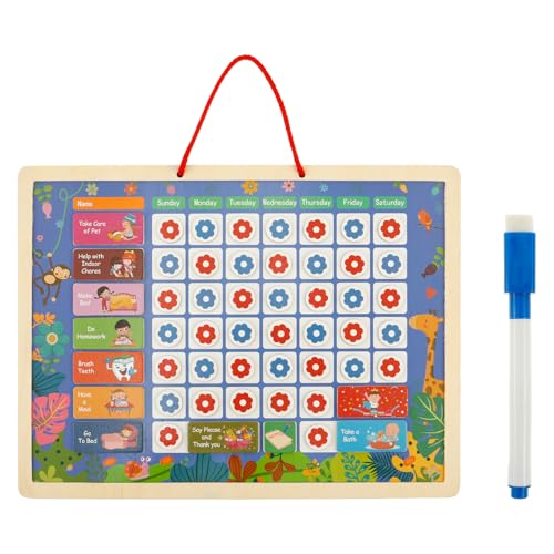 Eyoulife Magnetische Belohnungstafel Kinder ab 3 10 Aufgaben 42 Blumenmagnete Belohnungssystem mit Wasserbasierter Stift Schlüsselband Aufgabentafel Kinder für Nähren Gute Gewohnheiten Verantwortung Eyoulife Magnetische Belohnungstafel Kinder ab 3 10 Aufgaben 42 Blumenmagnete Belohnungssystem mit Wasserbasierter Stift Schlüsselband Aufgabentafel Kinder für Nähren Gute Gewohnheiten Verantwortung von Eyoulife