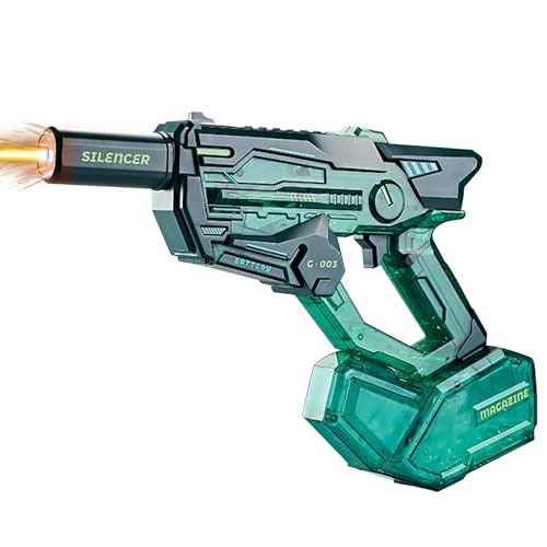 Elektrische Wasserpistole, 800ML Wasserpistole Kinder mit LED-Licht, Automatischer Rücklauf, Water Gun Spielzeug für Kinder, Electric Water Gun, für Pool Garten Strand (Blau) von Eznaobo
