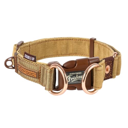 Ezydog - Collar Double Up Corduroy M 29-40Cm - (605.0076) von EzyDog