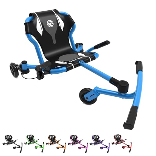 EzyRoller Drifter X Trike Fun Fahrzeug Funfahrzeug Dreirad Kinderfahrzeug | 4-14 Jahre (blau) von Ezyroller